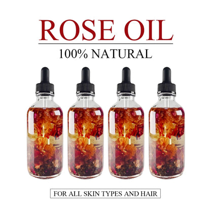 ENVISHA Natural Rose Oil Anti Aging Wrinkle Body Hair Moisturizer Nourishing Moisturizing Skin Care Facial Essential...