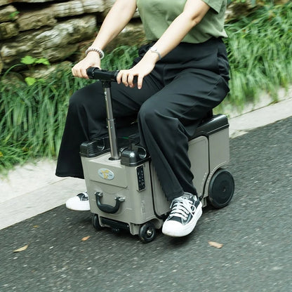 FENGJIU Hot Sell Top Sale We Are Manufacturer Smart Riding Luggage Electronic Suitcase Scooter | Kimlud Luxury Shirt