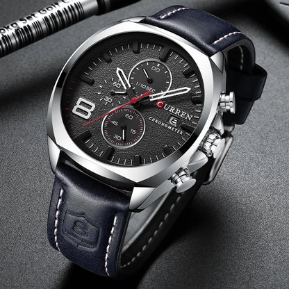New Men Watches Top Brand Luxury CURREN Military Quartz Watch Men's Sport Wristwatch Relogio Masculino Waterproof