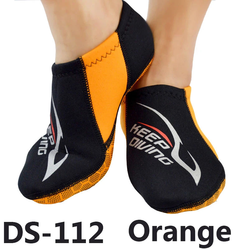 KEEP DIVING 3MM Neoprene Colorful Diving Socks Draughty Beach Shoes Snorkeling Equipment Footwear In Fins Non-slip Home...