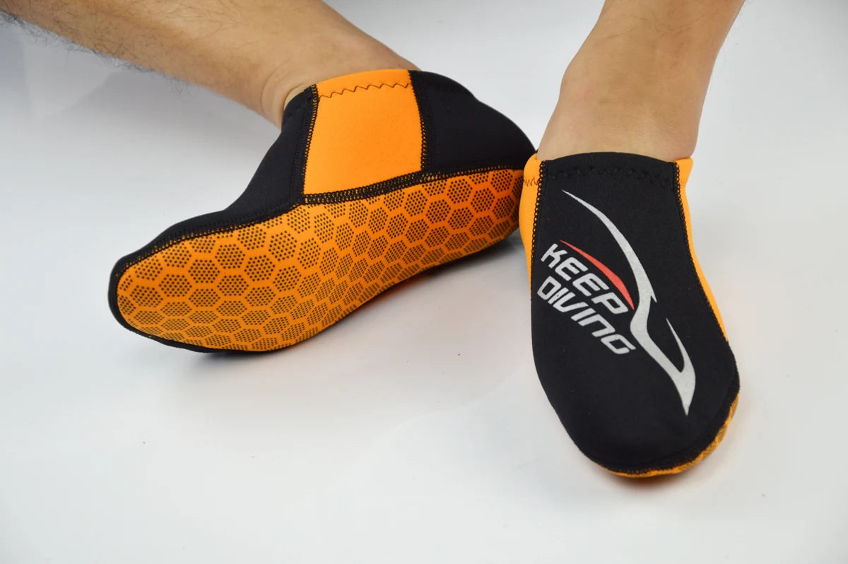 KEEP DIVING 3MM Neoprene Colorful Diving Socks Draughty Beach Shoes Snorkeling Equipment Footwear In Fins Non-slip Home...