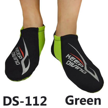 KEEP DIVING 3MM Neoprene Colorful Diving Socks Draughty Beach Shoes Snorkeling Equipment Footwear In Fins Non-slip Home...