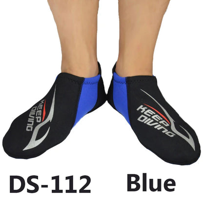 KEEP DIVING 3MM Neoprene Colorful Diving Socks Draughty Beach Shoes Snorkeling Equipment Footwear In Fins Non-slip Home...