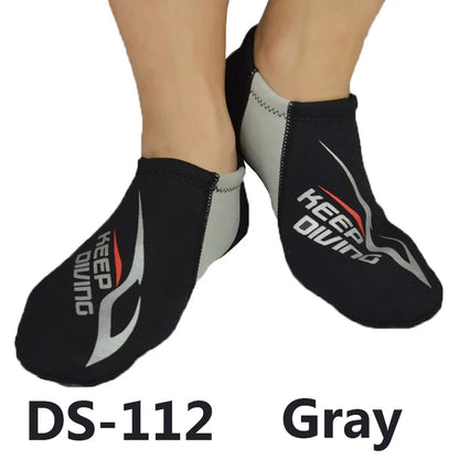 KEEP DIVING 3MM Neoprene Colorful Diving Socks Draughty Beach Shoes Snorkeling Equipment Footwear In Fins Non-slip Home...