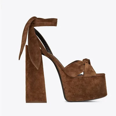 MStacchi Women's Sandals High Platfrom Chunky Heels Shoes Summer Peep Toe Ankle Strap High Heels Party Shoes Sandalia Feminina - Kimlud