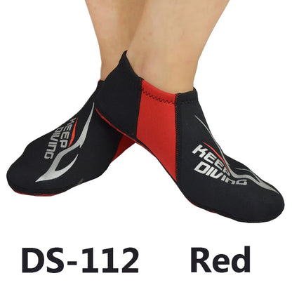 KEEP DIVING 3MM Neoprene Colorful Diving Socks Draughty Beach Shoes Snorkeling Equipment Footwear In Fins Non-slip Home...