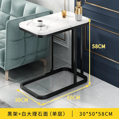 Modern Single Layer Side Table for Living Room Dining Kitchen Home or Villa Wood Center Table Furniture | Kimlud Office...