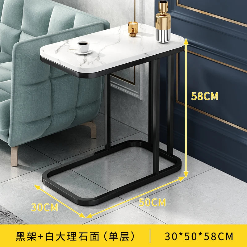 Modern Single Layer Side Table for Living Room Dining Kitchen Home or Villa Wood Center Table Furniture | Kimlud Office...