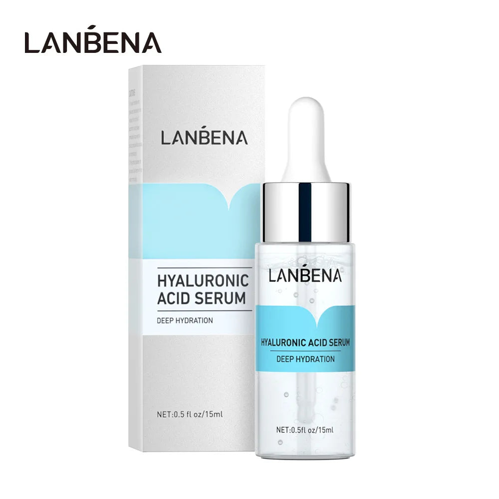 LANBENA Hyaluronic Acid Serum Snail Essence Face Cream Moisturizing Acne Treatment Repair Whitening Anti-Aning Winkles10PCS