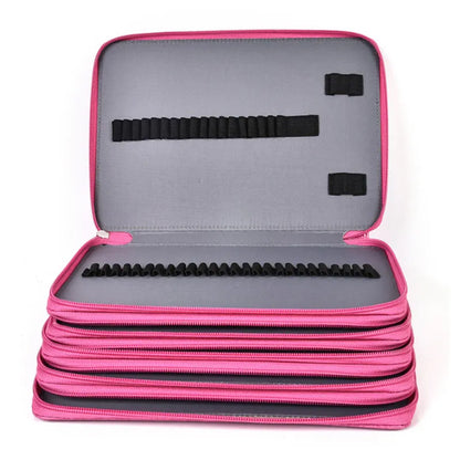 5 Layer 252 Hole PU Pencil Case Large Capacity Art Painting Drawing Pen Cosmetic Storage Bag Organizer Handbag...