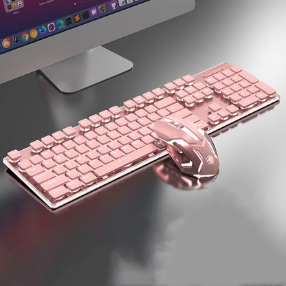 Front Walker X7S Wireless Keyboard and Mouse Set Silent Ultra-thin High-value Gaming Computer Office Mechanical Keyboard - Kimlud