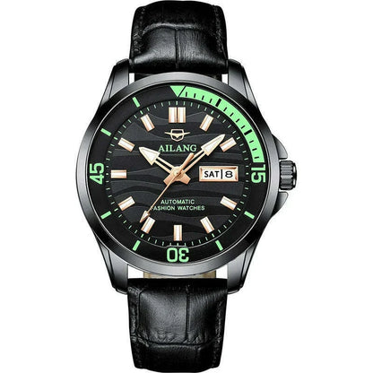 The new AILANG Relogio Masculino automatic mechanical men's watch fashion leather sports watch luxury brand men's watch