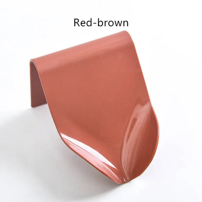 Suction Cup Soap Dish Box For Bathroom Shower Soap Holder with Drain Portable Leaf Shape Toilet Laundry Soap Rack Tray...