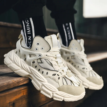 Shoes For Women Men's Sneakers 2025 Spring Fashion Street Style High Cushioning Trainers Male Running Sport Gym Tenis Footwear - Kimlud