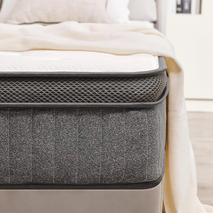 Full Size Mattress With Frame Futon Sofa Hard Bed Us Standard High Pressure Washed Honeycomb Production Hotel Room...