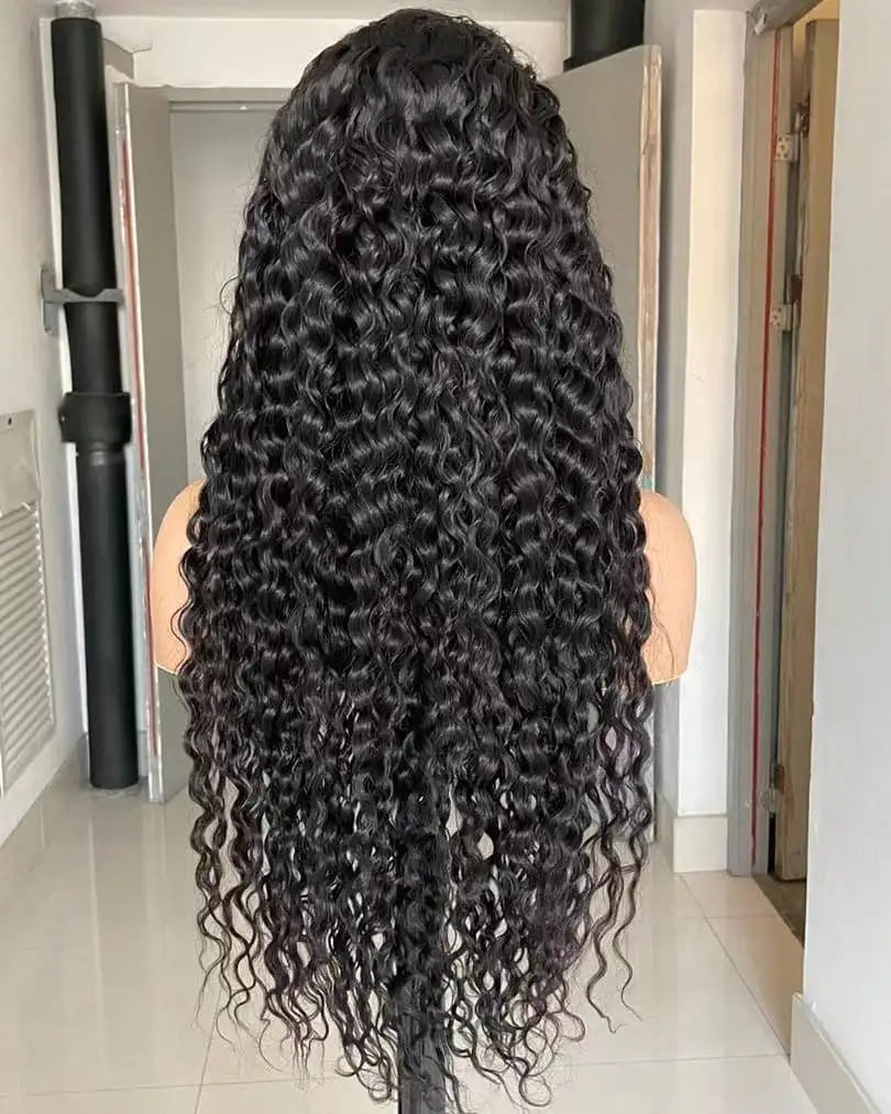 Women's 13x4 Deep Wave Body Glueless Wig Wear and Go Human Hair Pre Plucked Pre Cut Lace Front No Glue Upgraded | Kimlud...