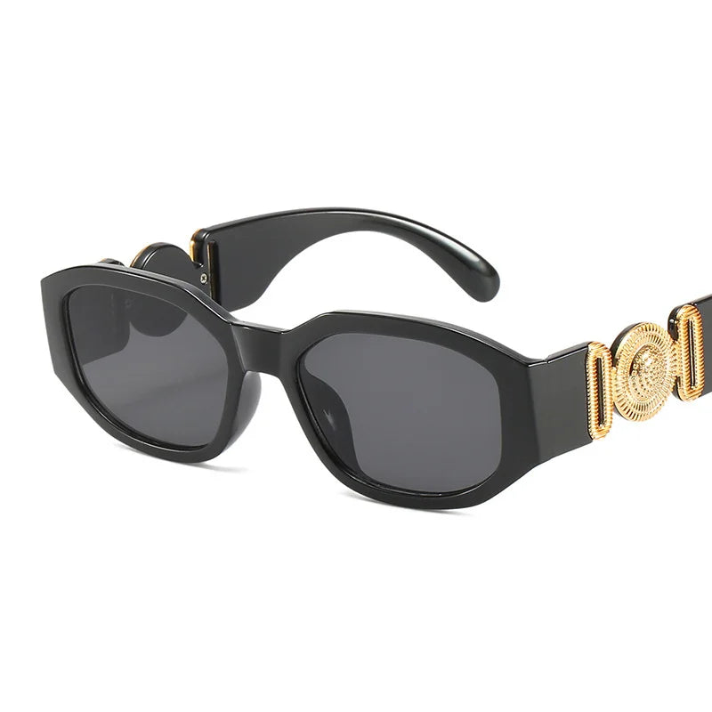 Vintage Polygon Sunglasses Woman Fashion Brand Small Frame Sun Glasses Female Personality Candy Colors Retro Designer Shades