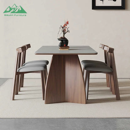 Wayon Luxury Aesthetic Living Room Furniture Trendy Large Dinner Table for Modern Home Decoration