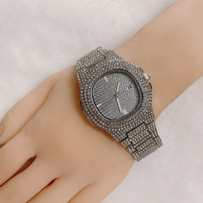 Latest Popular Fashion Gold Plated Bangle Bracelet Watch Wedding Party Gift Birthday Bridal Wristwatch