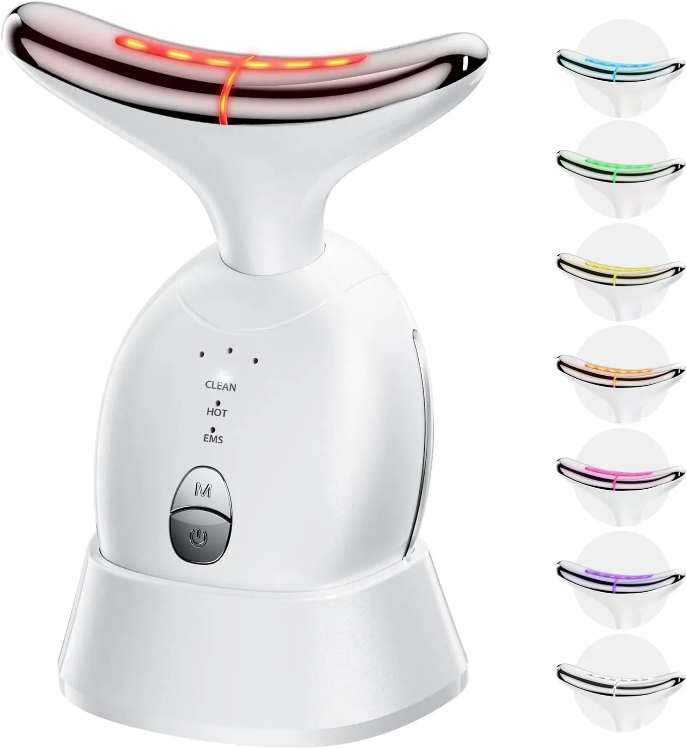 SHOmfrs 510K Red Light Therapy for Face and Neck EMS Microcurrent Massage with Thermal Reduces Wrinkles OEM/ODM Skin Care Device