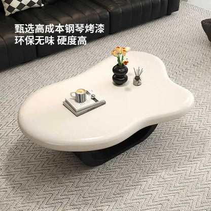 High-End Designer Cloud Coffee Table Set for Living Rooms Durable Small Wooden Panel Wholesale Living Room Furniture