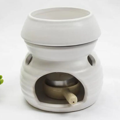 Ceramic Aromatherapy Burner Essential Oil Lamp Hotel Beauty Salon Home Indoor Candle Aroma Furnace Household Decor
