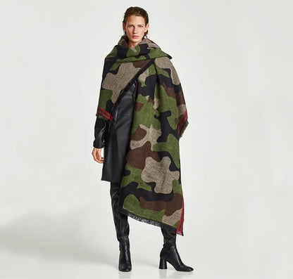New Fashion Cashmere Women Leopard Scarf Winter Warm Shawls And Wraps Bandana Pashmina Long Tassel Female Foulard Thick...