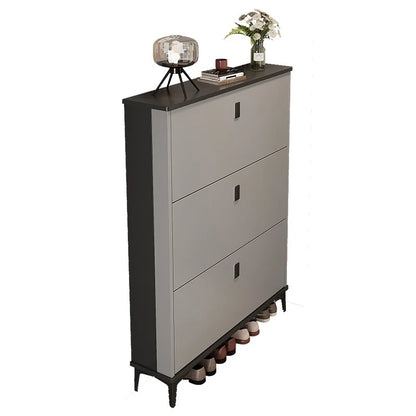 Ultra-Thin Entryway Shoe Cabinet with Large Capacity Flip-Type Storage Luxury Home Furniture | Kimlud Luxury Cabinet