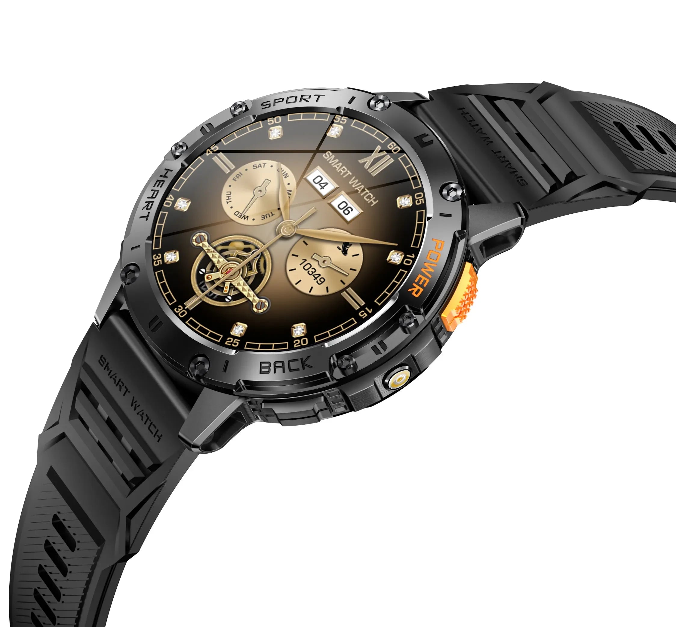 YTGEE AMOLED K65 Smartwatch  Sport Smart Watch for  Outdoor with Flashlight