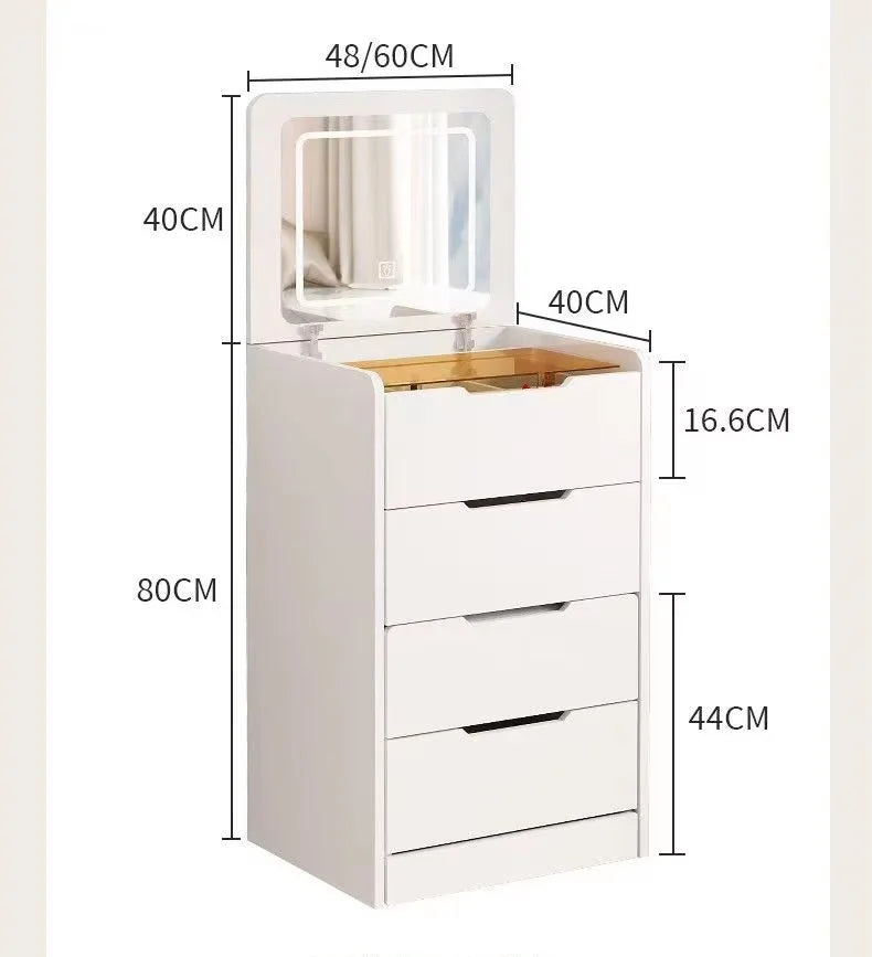Wholesale Modern Dressing Table Bedroom Furniture White Color Makeup Vanity Makeup Table Vanities With Mirror | Kimlud...
