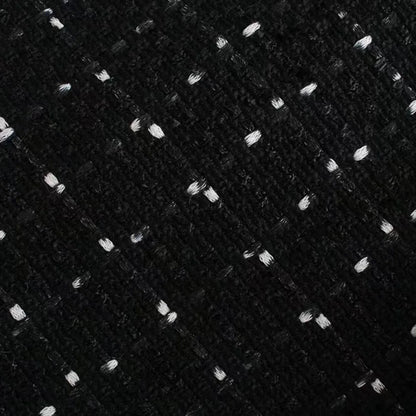 XEASY Tweed Dress Women Sexy Bodycon Slip Dress For Women 2021 Vintage Black Casual Women Clothing Hollow Out Waist Mini Dresses