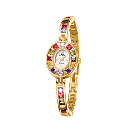 QUARTZ WATCH BS New Best-selling Watch Factory Direct Export Chain With Gradient Light Luxury Women's - Piece Consignment FA1681 - Kimlud