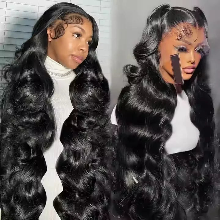 Wholesale 4x4 Transparent Lace Front Wigs Body Wave Virgin Brazilian Human Hair Wigs for Black Women | Kimlud Premium Table