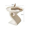 Italian Luxury Modern Simple Design Oval Coffee Table Advanced Lighting Combination for Small Home Hotel Living Room...