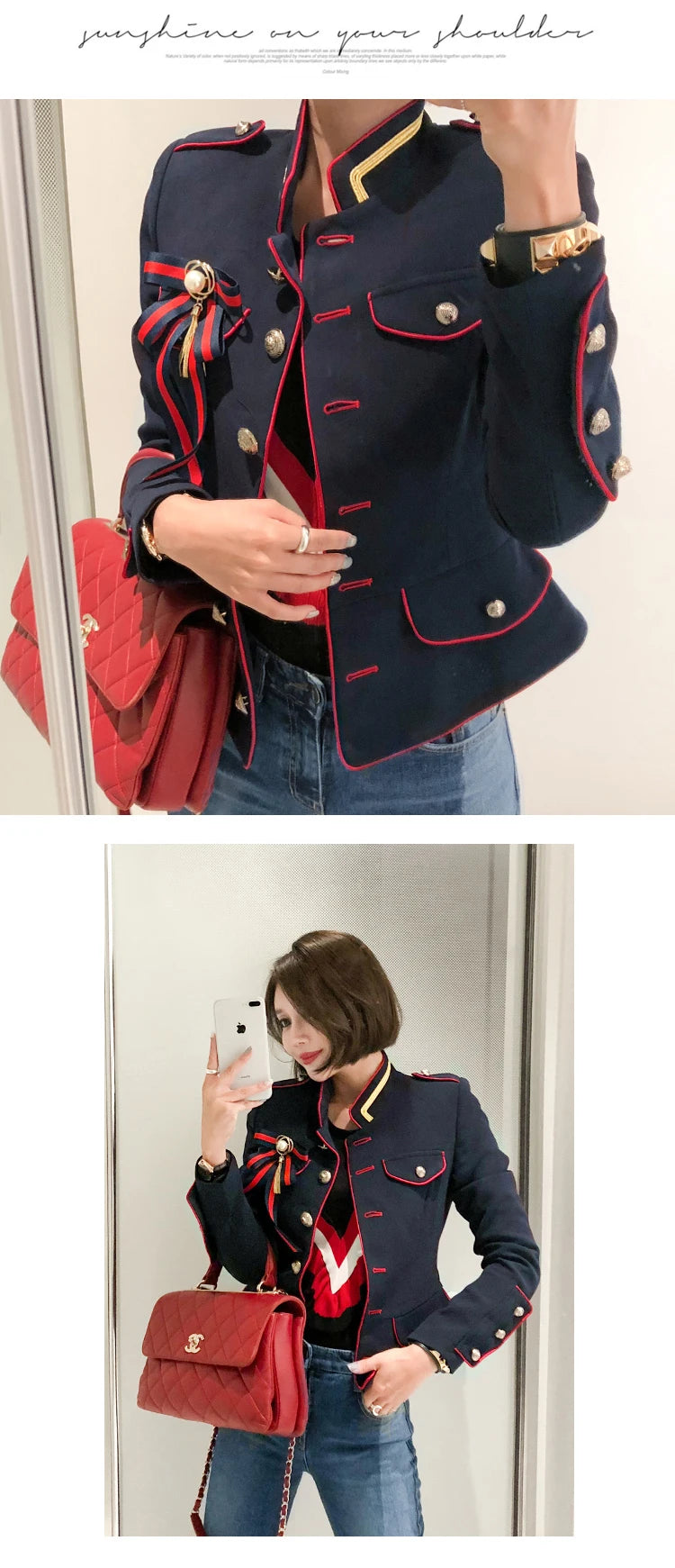 Korean Elegant Office Women Jacket Chic Temperament Formal Vintage Single Breasted Slim Coat Suit Outerwear Blazer Spring Autumn