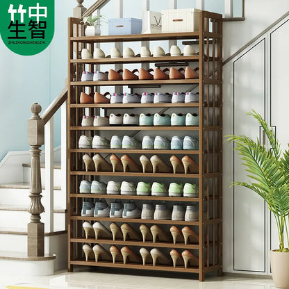 Economical and Modern Bamboo Shoe Rack for Home for Entryway Dormitory and Hallway Storage General Home Furniture |...