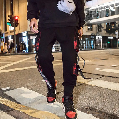 Harajuku Joggers Cargo Pants Men Fashion Casual Multi Pocket Streetwear techwear Men Women Sport Trousers Trending y2k Style - Kimlud