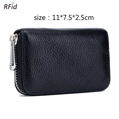 Women RFID Blocking Wallet Genuine Leather Anti Theft 36 Card Holders Women Wallets With Phone Case Clutch Bags Coin...
