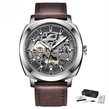 Relogio Masculino BENYAR Mens Watches Top Brand Luxury Automatic Mechanical Men Business Waterproof Sport Watch Reloj Hombre