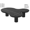 Middle Ancient Pine Solid Wood Coffee Table Nordic Retro Style Multi-function Silent Wind Design for Small Home...