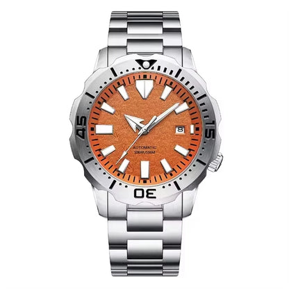 Free Sample Men's Stainless Steel Sport Calendar Water Resistant Business Watch Crystal Custom Welcome