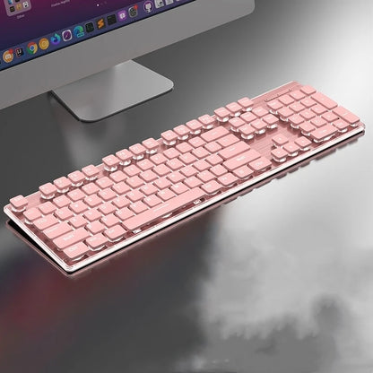 Front Walker X7S Wireless Keyboard and Mouse Set Silent Ultra-thin High-value Gaming Computer Office Mechanical Keyboard - Kimlud