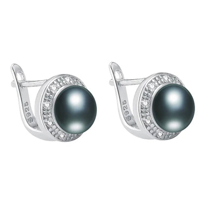 ZHBORUINI 2024 New Pearl Earrings 925 Sterling Silver Jewelry Vintage Style Natural Freshwater Pearl Stud Earring For...