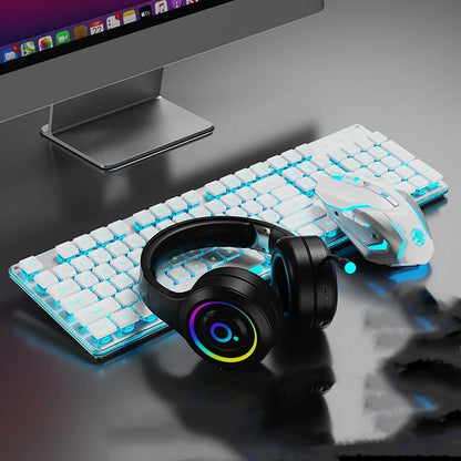 Front Walker X7S Wireless Keyboard and Mouse Set Silent Ultra-thin High-value Gaming Computer Office Mechanical Keyboard - Kimlud
