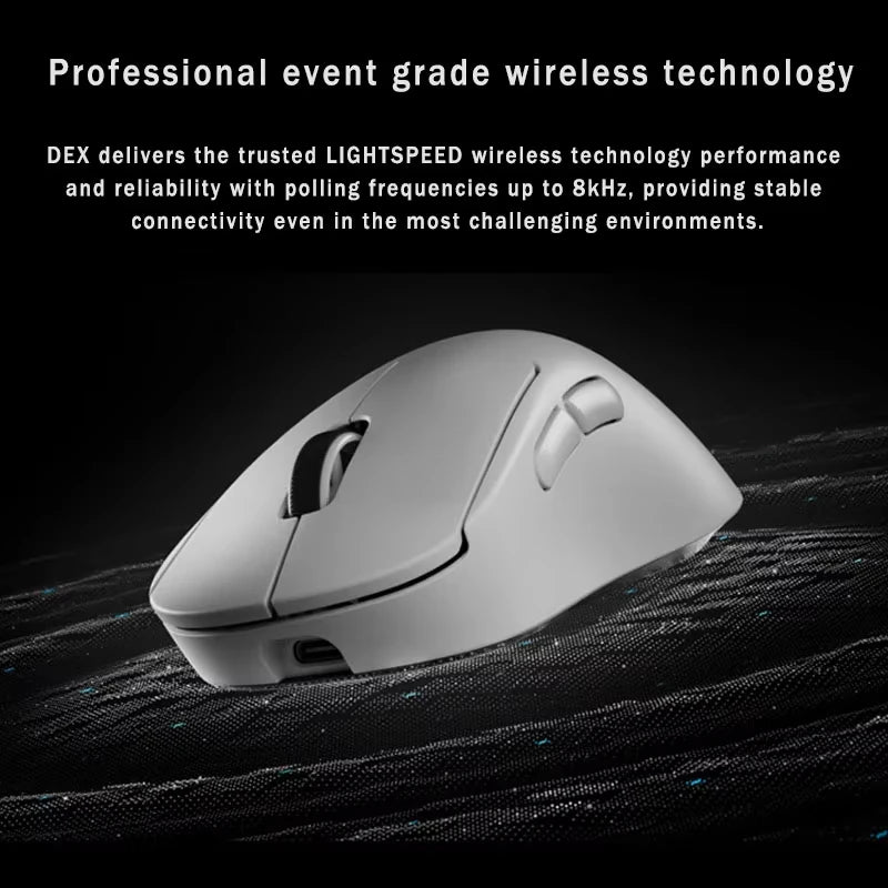 New Original Logitech PRO X SUPERLIGHT 2 DEX Wireless Gaming Mouse LIGHTSPEED HERO 2 GPW4 Mechanical Mixing Fretting