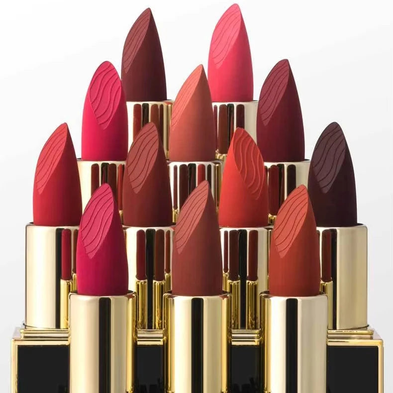 Best-selling Black Tube Waterproof Mineral Oil-based Matte Lipstick Non-staining Matte Velvet Lip Gloss Affordable Makeup