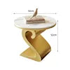 Italian Luxury Modern Simple Design Oval Coffee Table Advanced Lighting Combination for Small Home Hotel Living Room...