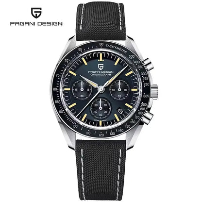 New Version PAGANI DESIGN 1701 Luxury Men Quartz Chronograph Wrist Watches VK63 Movement Stainless Steel Sport Waterproof Clock