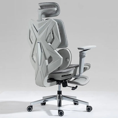 Ergonomic Gaming Chair with Lumbar Support, Height Adjustable Computer Chair for Home & Office, Comfortable for Long Sitting - Kimlud