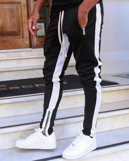 Mens Cotton Joggers Sport Running Pants Fitness Men Sportswear Tracksuit Bottoms Skinny Sweatpants Trousers Gyms Track Pants - Kimlud